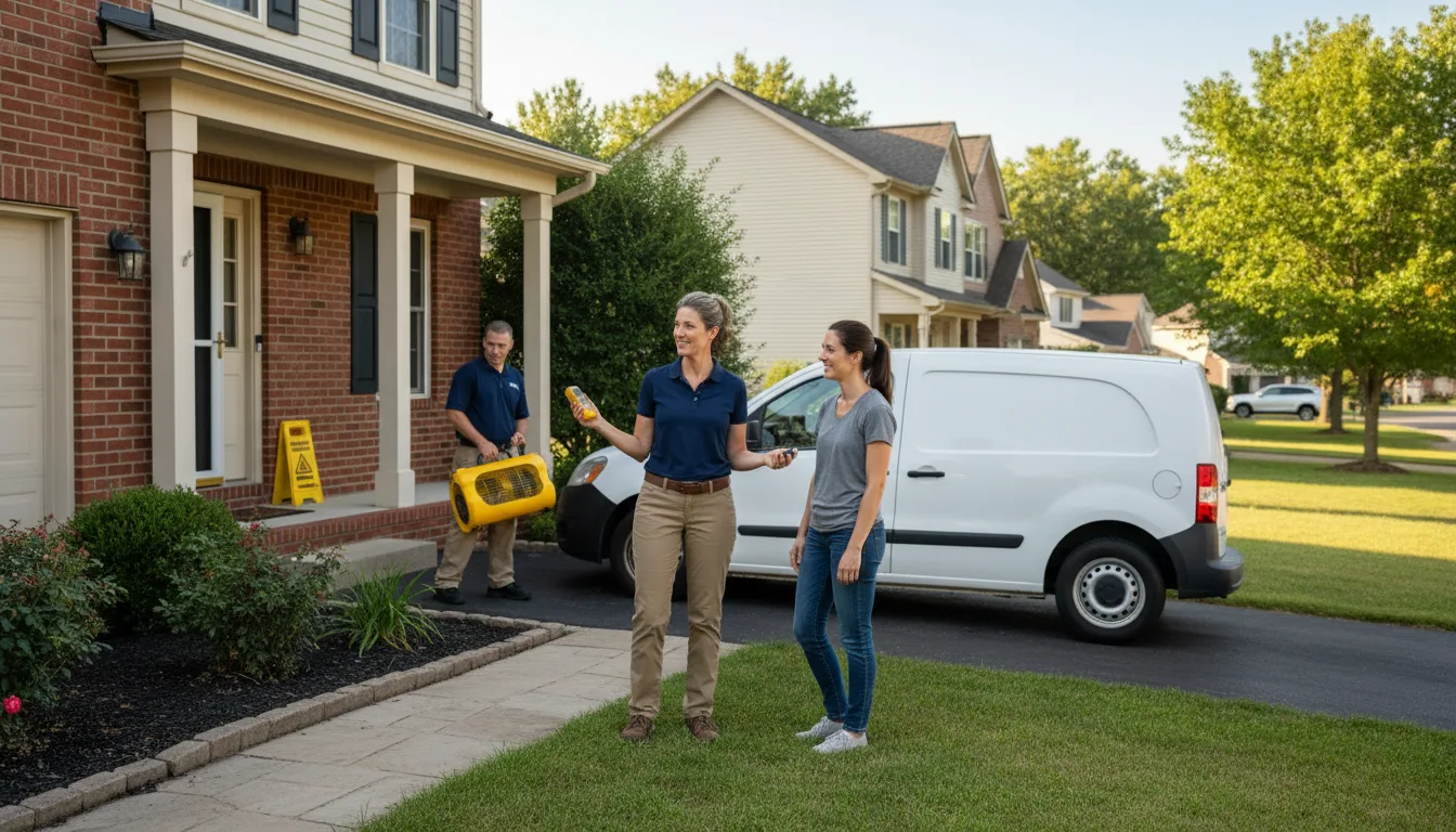 Water restoration image for Dehumidification And Cleanup Services in Jones, LA